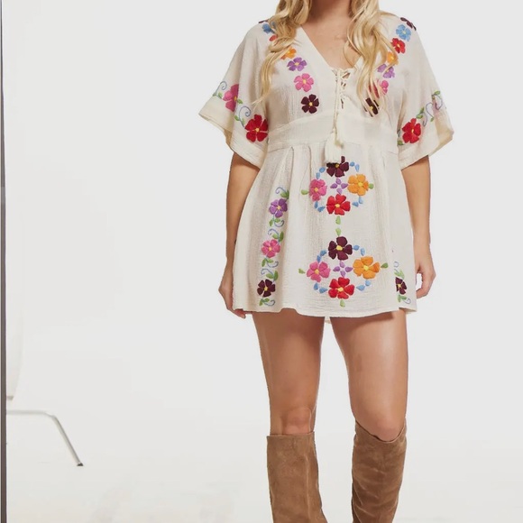 BOHO Short Dress by Blue Boheme - Picture 2 of 7